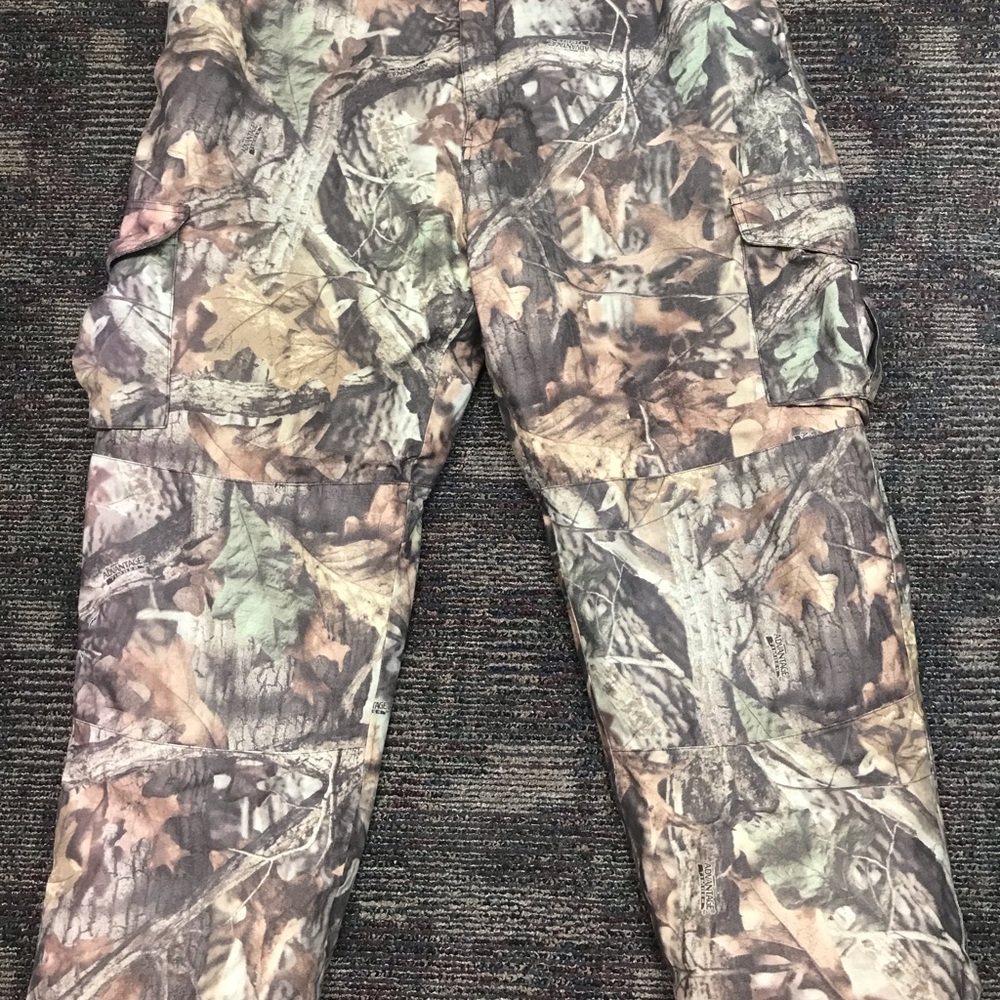 Cabelas Mens Dry Plus Advantage Timber Camo Pants